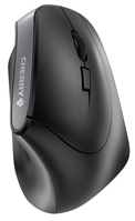 CHERRY MW 4500 Souris ergonomique sans fil, pour droitiers, inclinée à 45°, noir, USB