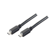 S-Conn 77140-1.0 USB Kabel 1 m USB 3.2 Gen 1 (3.1 Gen 1) USB C USB B Schwarz