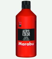 Marabu 12010075006 acrielverf 500 ml Vermiljoenrood Koker