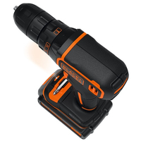 Black & Decker BDCDC18BAFC Elektroschrauber/Schlagschrauber 650 RPM Schwarz, Orange