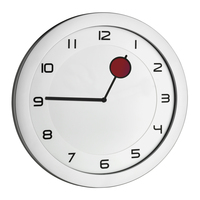 TFA-Dostmann 60.3028.54 wall/table clock Fali Quartz clock Kör Ezüst