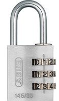 ABUS 145/30 Num-Lock-Taste Aluminium Silber