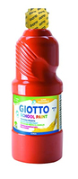 Giotto Témpera Escolar 500 ml Botella Rojo