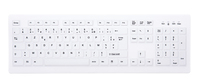 CHERRY AK-C8100F-FUS-W/FR Tastatur RF Wireless AZERTY Französisch Weiß