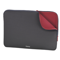 Hama Neoprene 43,9 cm (17.3") Schutzhülle Grau, Rot