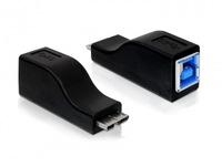 DeLOCK 65216 csatlakozó átlakító micro USB-B M USB-B F Fekete
