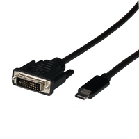 EFB Elektronik EBUSBC-DVIK.2 Videokabel-Adapter 2 m USB Typ-C DVI-D Schwarz