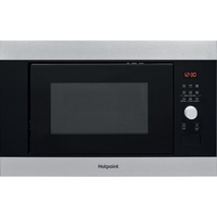 Hotpoint MF25G IX H microwave Built-in Grill microwave 25 L 900 W Black