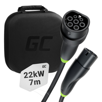 Green Cell EVKABGC02 câble de chargement de véhicules électriques Noir Type 2 3 7 m