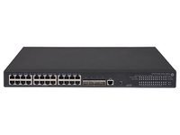 HPE FlexNetwork 5130 24G PoE+ 4SFP+ (370W) EI Vezérelt L3 Gigabit Ethernet (10/100/1000) Ethernet-áramellátás (PoE) támogatása 1U Fekete