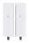 Ubiquiti UACC-Retrofit-PoE-2Wire Netzwerksender & -empfänger Weiß 10, 100 Mbit/s