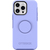 OtterBox Cover per iPhone 14 Pro Max Otter+Pop,resistente a shock e cadute,con PopGrip PopSockets,testata 3x norme MIL-STD 810G, protezione antimicrobica, Periwink