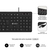 SUBBLIM Teclado Ergonómico Business Slim Silencioso con cable USB