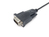 Equip 133392 seriële kabel Zwart 1,5 m USB Type-C DB-9