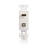 C2G 39702 tussenstuk voor kabels HDMI F, USB-B F HDMI F, USB-A F Wit