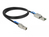 DeLOCK 83734 Serial Attached SCSI (SAS)-kabel 1 m Zwart