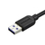 StarTech.com Cable delgado de 0,5m Micro USB 3.0 acodado a la derecha a USB A