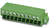 Phoenix Contact FRONT-MSTB 2,5/ 4-STF-5,08 cavo di collegamento PCB Verde