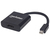 Manhattan Aktiver Mini-DisplayPort auf HDMI-Adapter, Mini-DisplayPort-Stecker auf HDMI-Buchse, 4K@60Hz, schwarz, Polybagverpackung