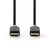 Nedis CCBW37014AT20 DisplayPort kabel 2 m Antraciet, Grijs