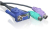 iogear G2L5005P cable para video, teclado y ratón (kvm) Negro 5 m