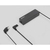 Manhattan Voedingskabel met haakse stekker, Europese 2-polige stekker (CEE 7/16 Europlug) naar C7-connector (figuur-8), 2 m, 2,5 A, zwart, netkabel, levenslange garantie
