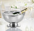 Champagner-Kühler PORTLAND, Edelstahl, 5L Schale mit Fuß, aus Edelstahl 18/10