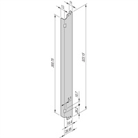 SCHROFF AdvancedTCA-Frontplatten - FRONTPL.8HE 6TE ALU IEA PS