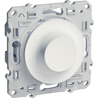 Odace - variateur pour lampes fluocompactes Blanc - 9…100W - 2 fils (S520518)