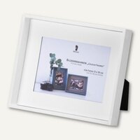 Rössler Bilderrahmen S.O.H.O. 13 x 18 cm, Passepartout, nachhaltig, weiß, 4er Set