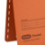 ELBA Pendelhefter, DIN A4, 250 g/m² Manilakarton (RC), für ca. 200 DIN A4-Blätter, für kaufmännische Heftung, Schlitzstanzung im Rückendeckel, orange