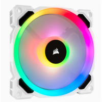 CORSAIR Rendszerhűtő Ventilátor, LL120 RGB, 12cm, fehér