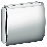 KEUCO 14960170000 Toilettenpapierhalter PLAN mit Deckel Aluminium silber-eloxier