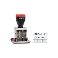 COLOP 04060L2 Datumstempel mit Text "Bezahlt" 04060/L2 Organisation