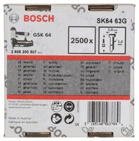 Bosch 2608200507 Senkkopf-Stift SK64 63G, 1,6 mm, 63 mm, verzinkt