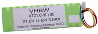VHBW akkumulátor Husqvarna Automower 265 ACX, 3000mAh-hoz