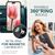 NALIA Cover Nero Opaco con Anello compatibile con iPhone 15 Plus Custodia, 360° Ring Girevole per Funzione Stand & Supporto per Auto, Copertura Silicone Antiurto, Kickstand Case...