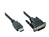HDMI 19pol Stecker auf DVI-D 18+1 Stecker Anschlusskabel 10m, Good Connections®