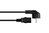kabelmeister® Netzkabel Schutzkontakt-Stecker Typ E+F (CEE 7/7, gewinkelt) an C13 (gerade), schwarz,