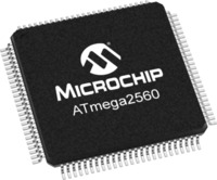 AVR Mikrocontroller, 8 bit, 8 MHz, TQFP-100, ATMEGA2560V-8AU