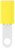 Isolierter Ringkabelschuh, 16,77-26,65 mm², AWG 4, 6.35 mm, M6, gelb