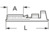 Unisolierte Flachsteckhülse, 3,8 x 0,25 mm, 0,3 bis 0,5 mm², AWG 24 bis 20, Mess