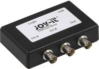 Joy-it JT-ScopeMega50 USB-s oszcilloszkóp 15 MHz 2 csatornás, 16 csatornás 8 bit Digitális memória (DSO), Kevert jel (MSO), Logikai analizátor,
