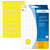 Vielzweck-Etiketten, zum Markieren, Adressieren, 12 x 18 mm, gelb