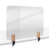 Legamaster ELEMENTS Tischtrennwand transparent 60x80cm mit Tischklammern