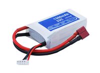 Battery for Cars 14.43Wh Li-Pol 11.1V 1300mAh White for RC Cars CS-LT930RT Haushaltsbatterien