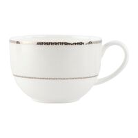 Royal Bone Afternoon Tea Silverline Cup in White - Bone China - 220ml x 6