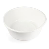 Jantex Washing up Bowl in White Made of Plastic with Rolled Lip 33.75cm Diameter