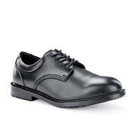 Shoes for Crews Men's Dress Shoes with Grip Slip Resistant Outsole in Black - 46