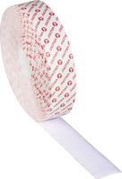 Klettband - Weiß, 25 mm x 5 m, Polyamid, Selbstklebend, Flauschband